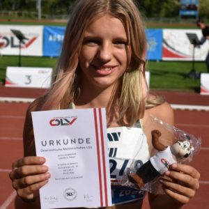 Janine Siegerehrung ÖM U-16 Janine Siegerehrung ÖM U-16